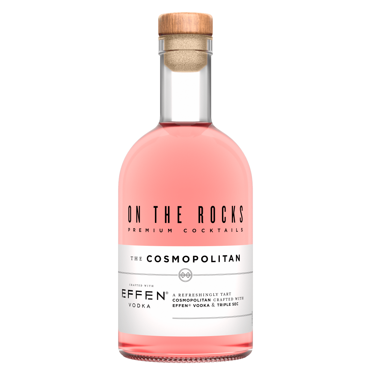 On The Rocks Cosmopolitan Made With Effen Vodka - Liquor On Broadway