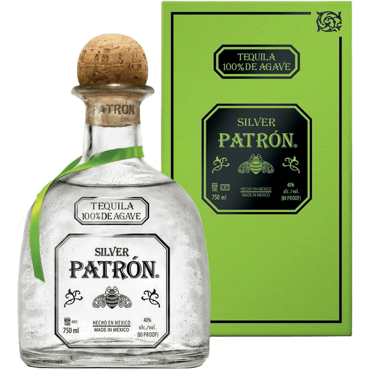 Patron Silver Tequila 750ml bottle
