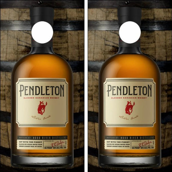 Pendleton Canadian Whisky 2 Pack (2 x 750ml) front bottle