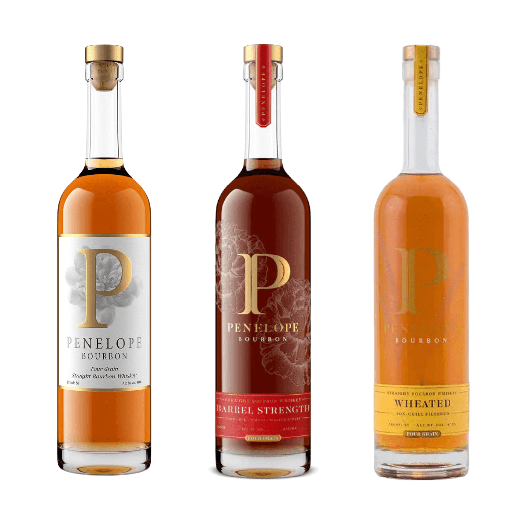 Penelope Bourbon Premium Bundle – Four Grain, Barrel Strength & Wheated Straight Bourbon Whiskey - Liquor On Broadway
