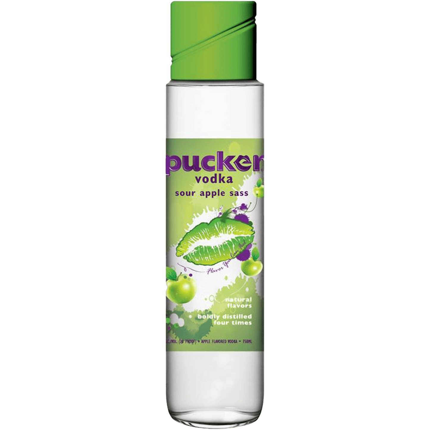 Pucker Sour Apple Vodka Sass - Liquor On Broadway