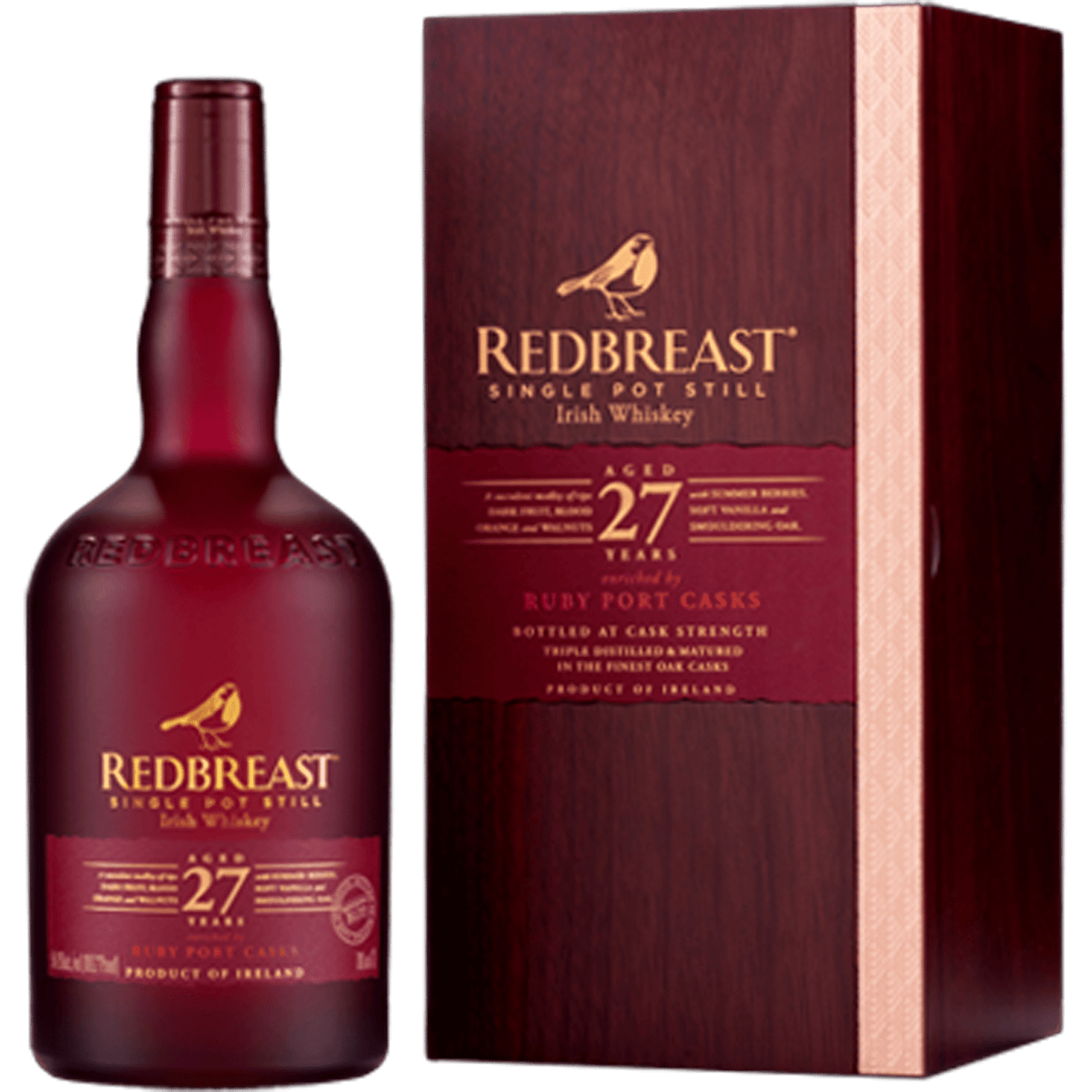 Redbreast 27 Year Single Pot Still Irish Whiskey 111.8 Proof 750ml bottle