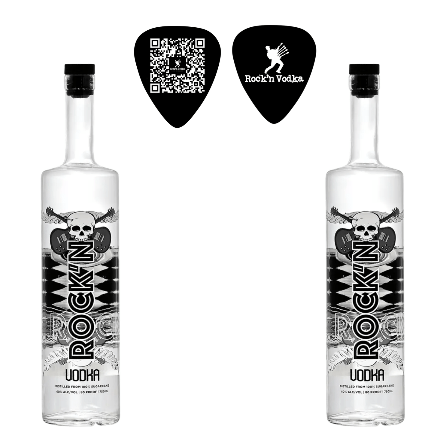 Rock'n Vodka with Free Collectible Guitar Picks - Liquor On Broadway