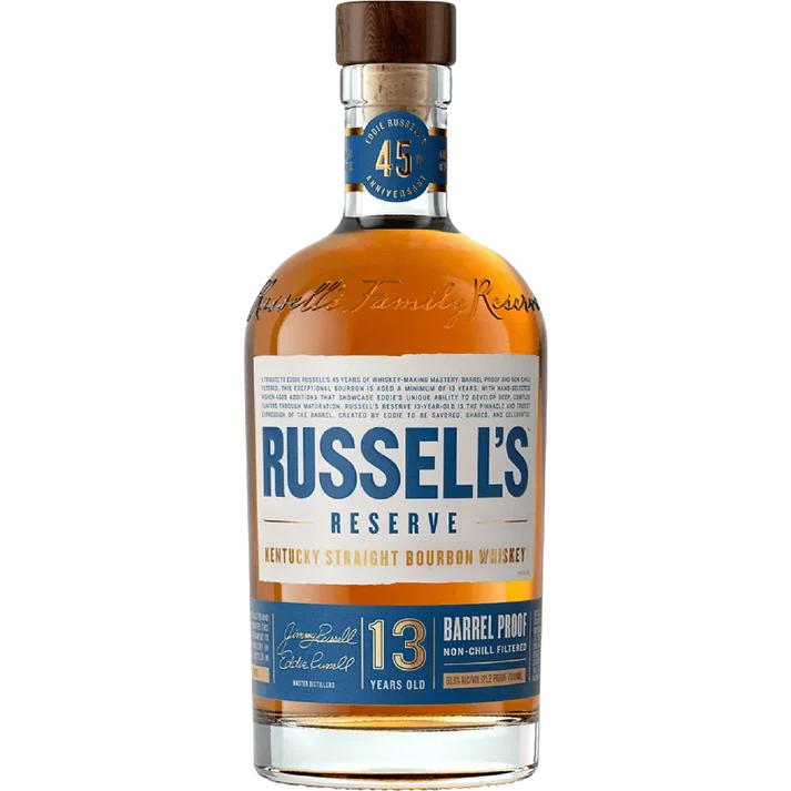 Russell’s Reserve 13 Year Bourbon 2026 45th Anniversary Edition 750ml bottle