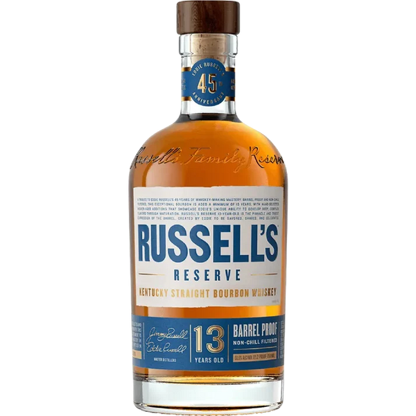 Russell’s Reserve 13 Year Bourbon 2026 45th Anniversary Edition 750ml bottle