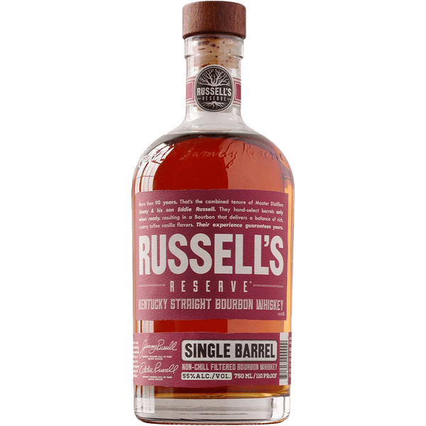 Russell’s Reserve Single Barrel Bourbon – 55% – 750 ml