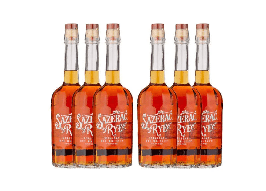 Sazerac Rye Whiskey 750ml 6 Pack Bundle - Liquor On Broadway