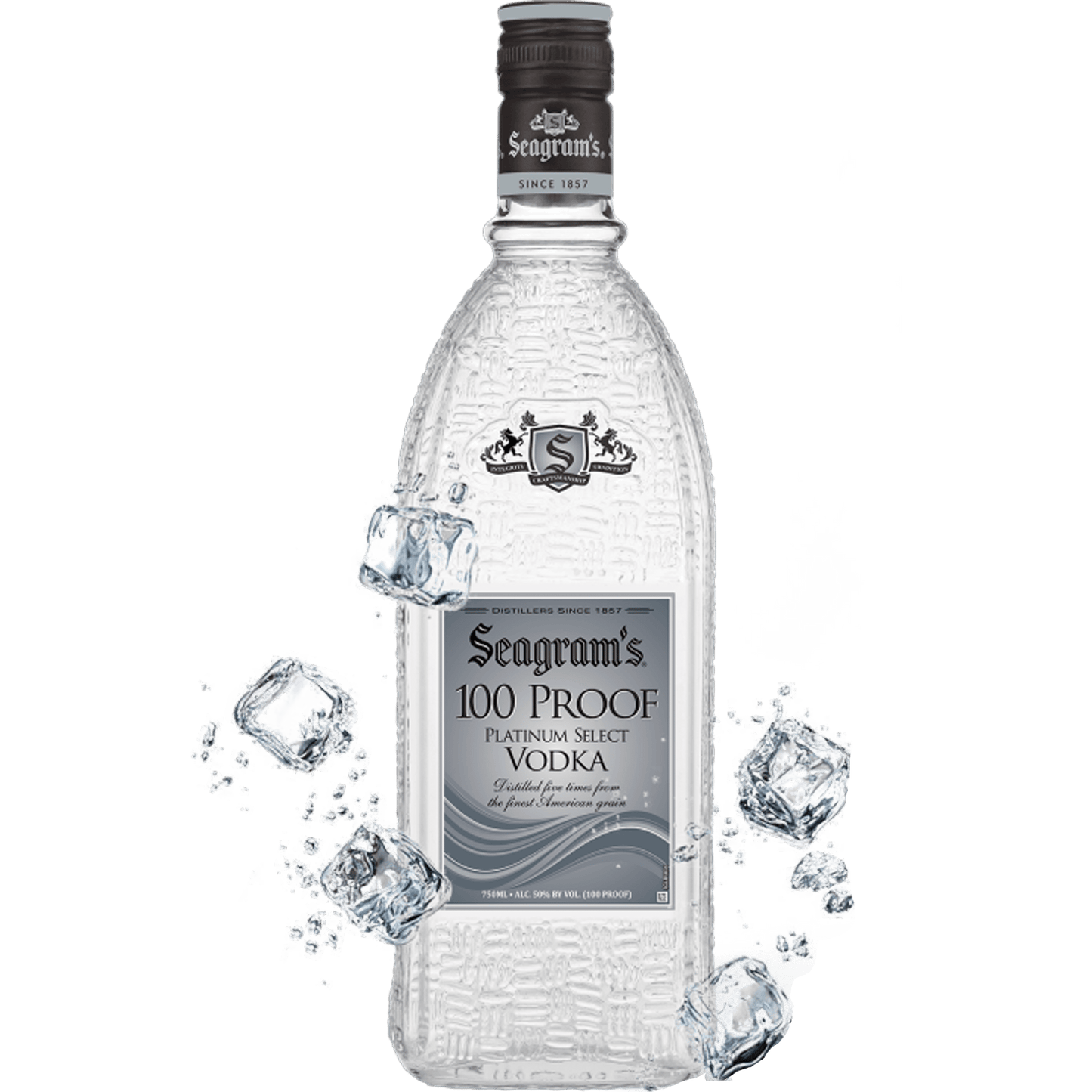 Seagrams Platinum 100 Proof Vodka - Liquor On Broadway