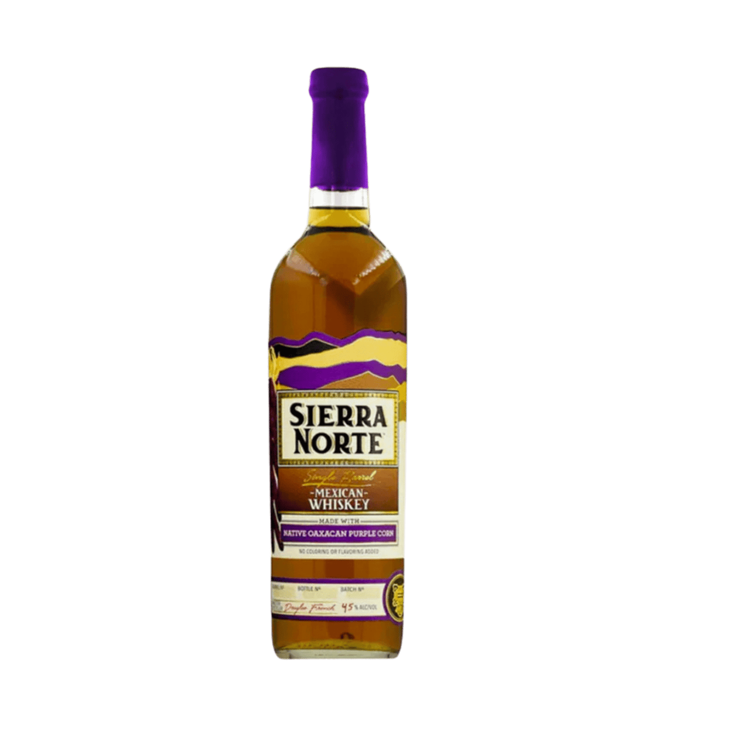Sierra Norte Single Barrel Mexican Whiskey Purple Corn - Liquor On Broadway