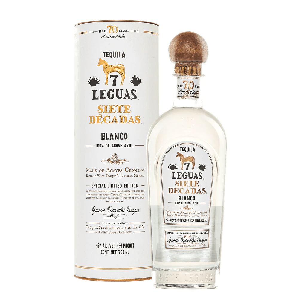 Siete Leguas "Siete Decadas" Blanco Tequila - Liquor On Broadway
