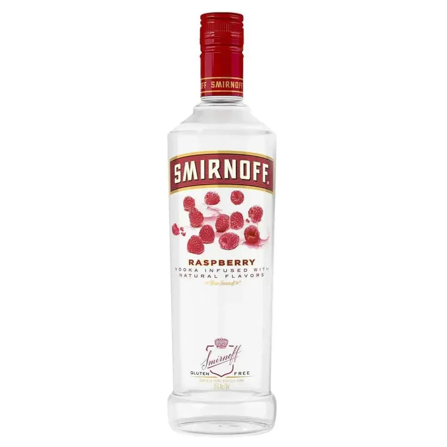 Smirnoff Raspberry Flavored Vodka 750ml bottle