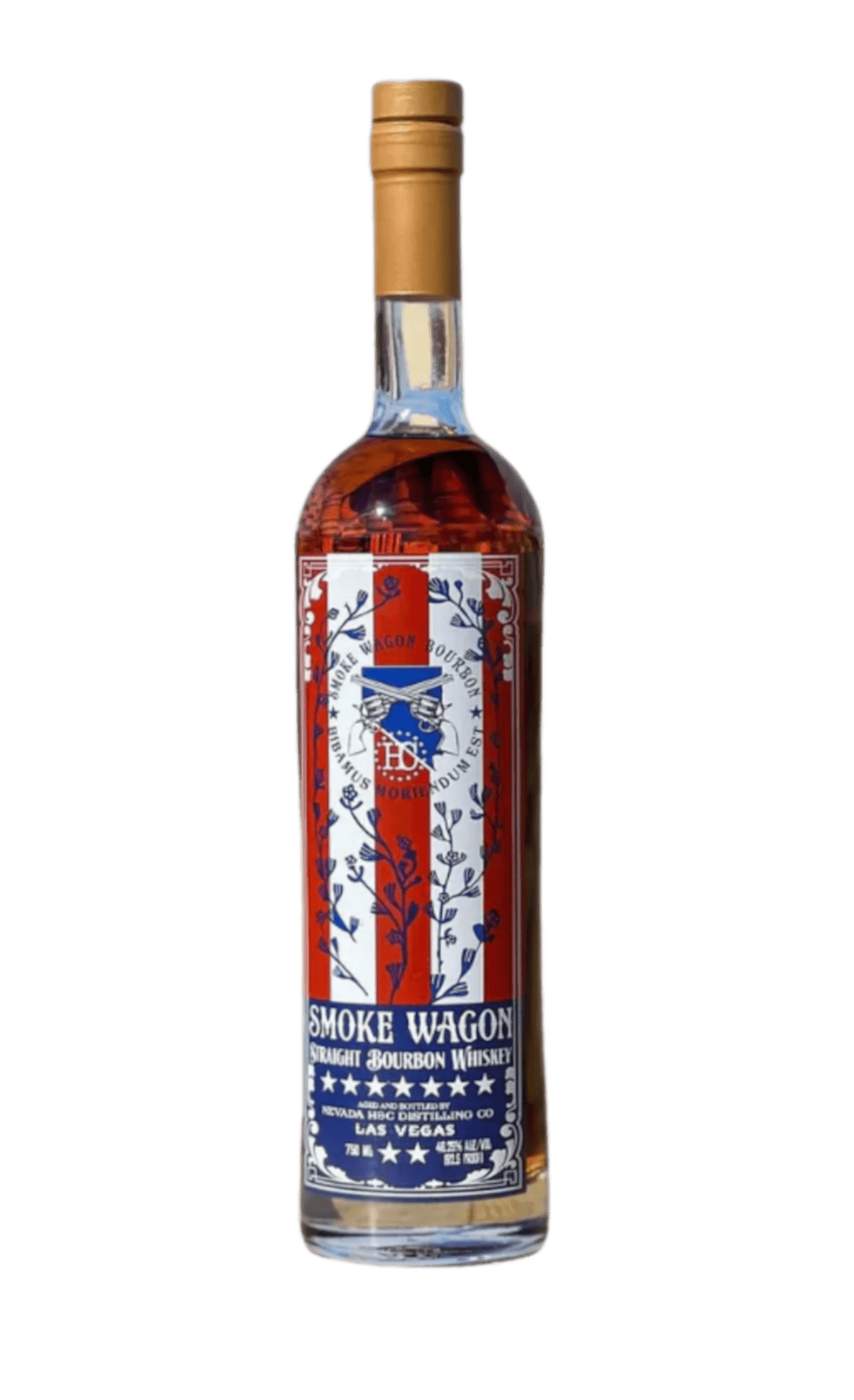Smoke Wagon Red White and Blue Limited Edition Straight Bourbon - Liquor On Broadway