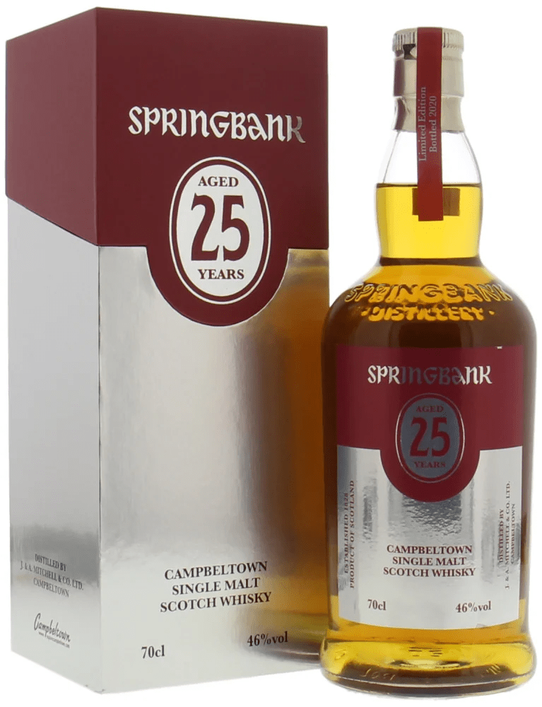 Springbank 25 Year Old Whisky - Liquor On Broadway