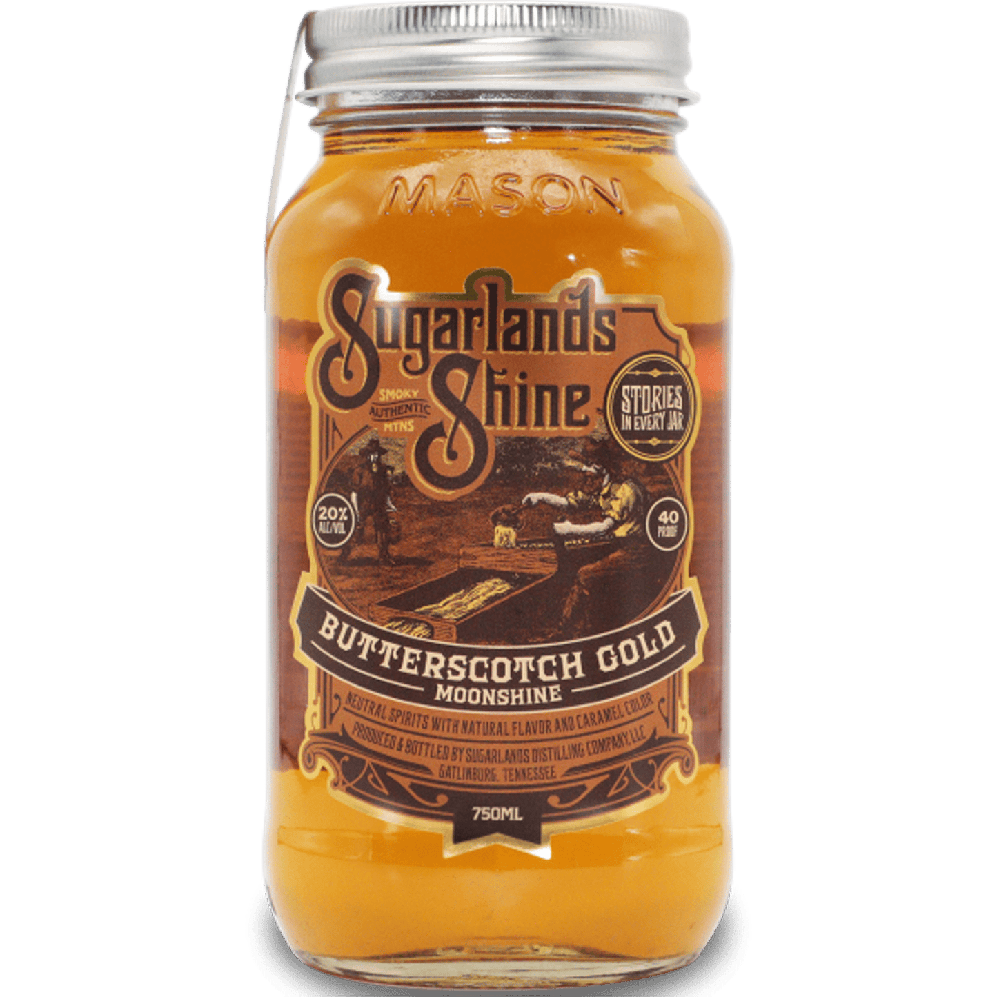 Sugarlands Shine Butterscotch Gold Moonshine - Liquor On Broadway