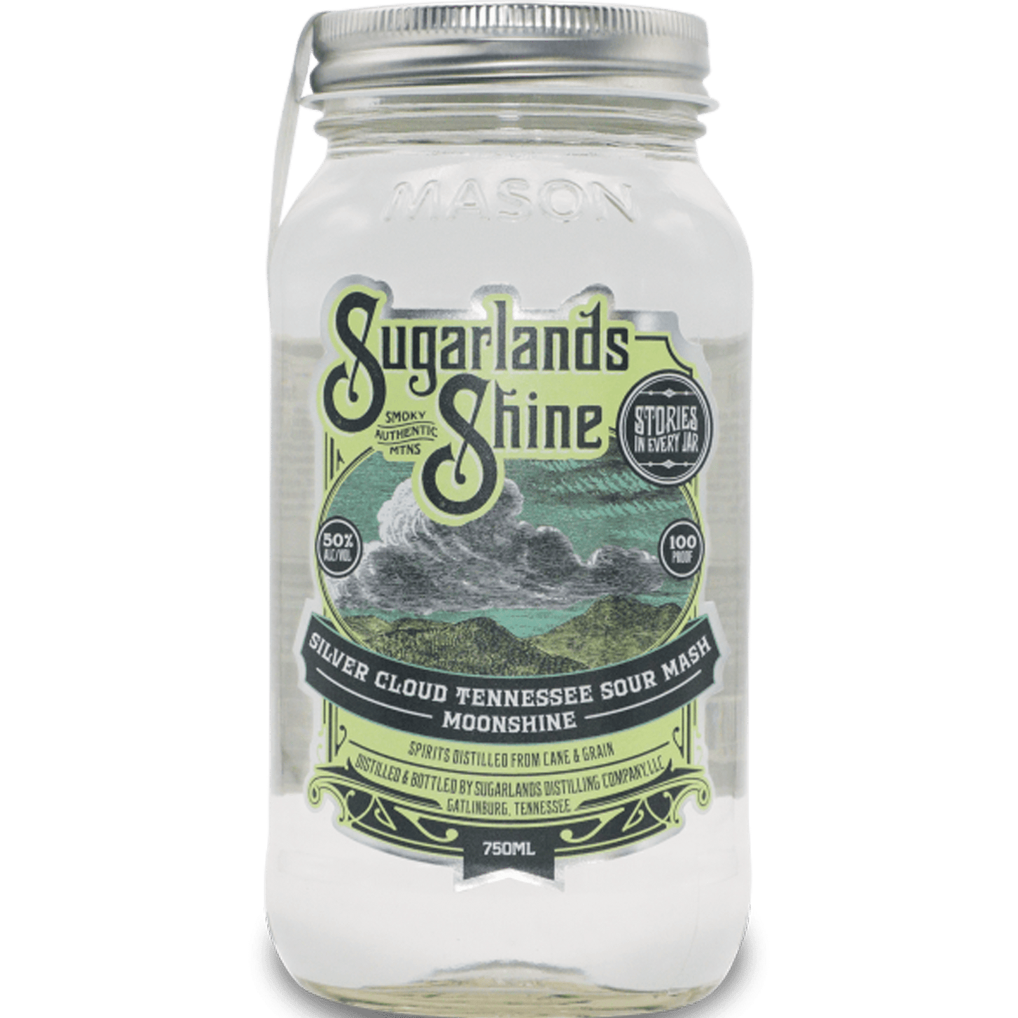 Sugarlands Shine Silver Cloud Tennessee Sour Mash - Liquor On Broadway