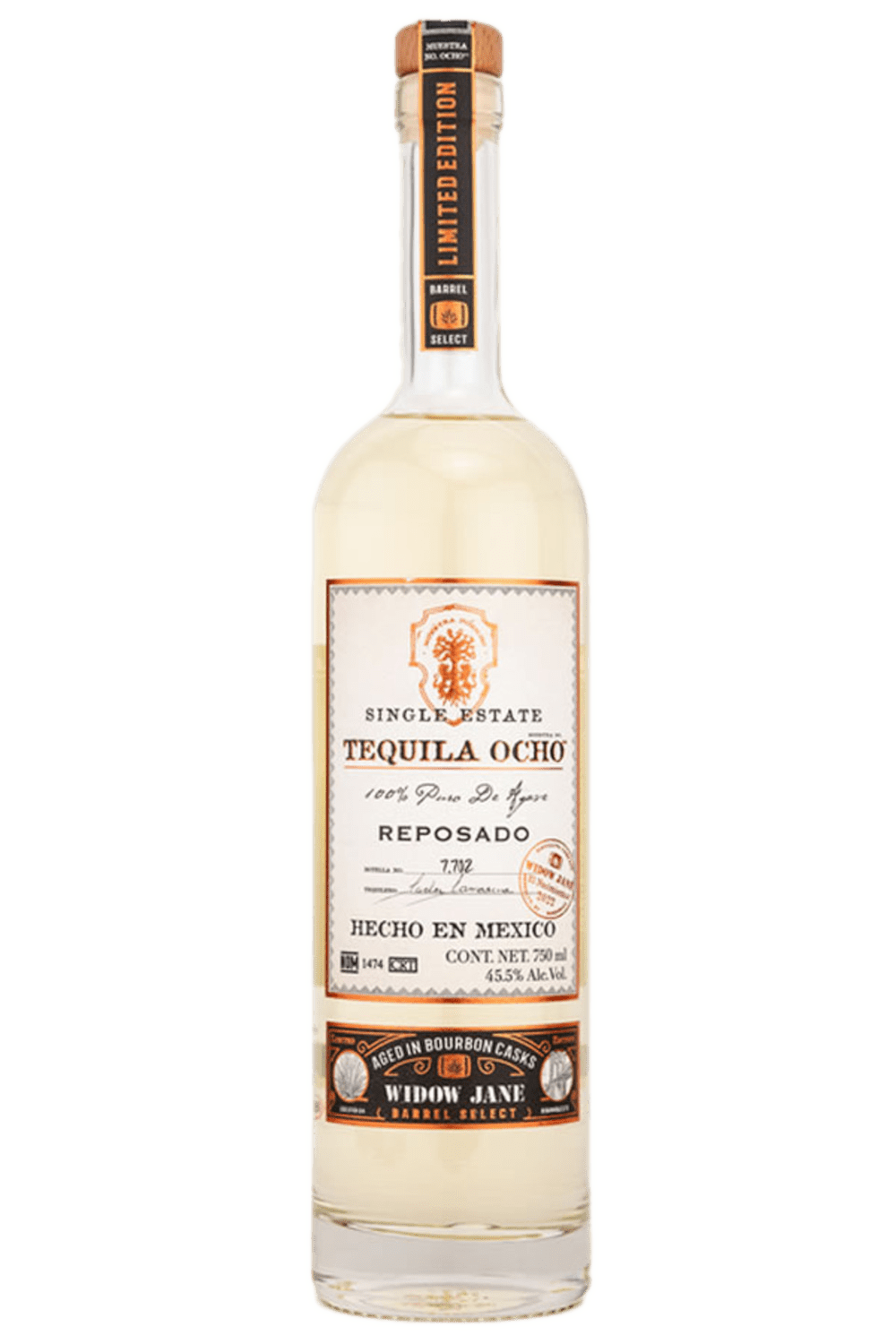 Tequila Ocho Reposado Aged In Widow Jane Barrels Limited Edition 2022 - Liquor On Broadway