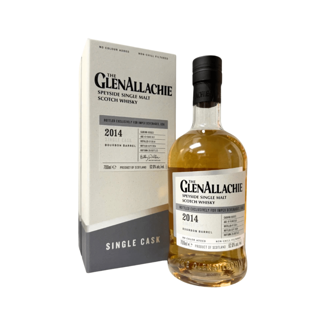 The GlenAllachie 2014 – 10 Year Old Ex - Bourbon Cask 803833 Single Malt Scotch Whisky - Liquor On Broadway