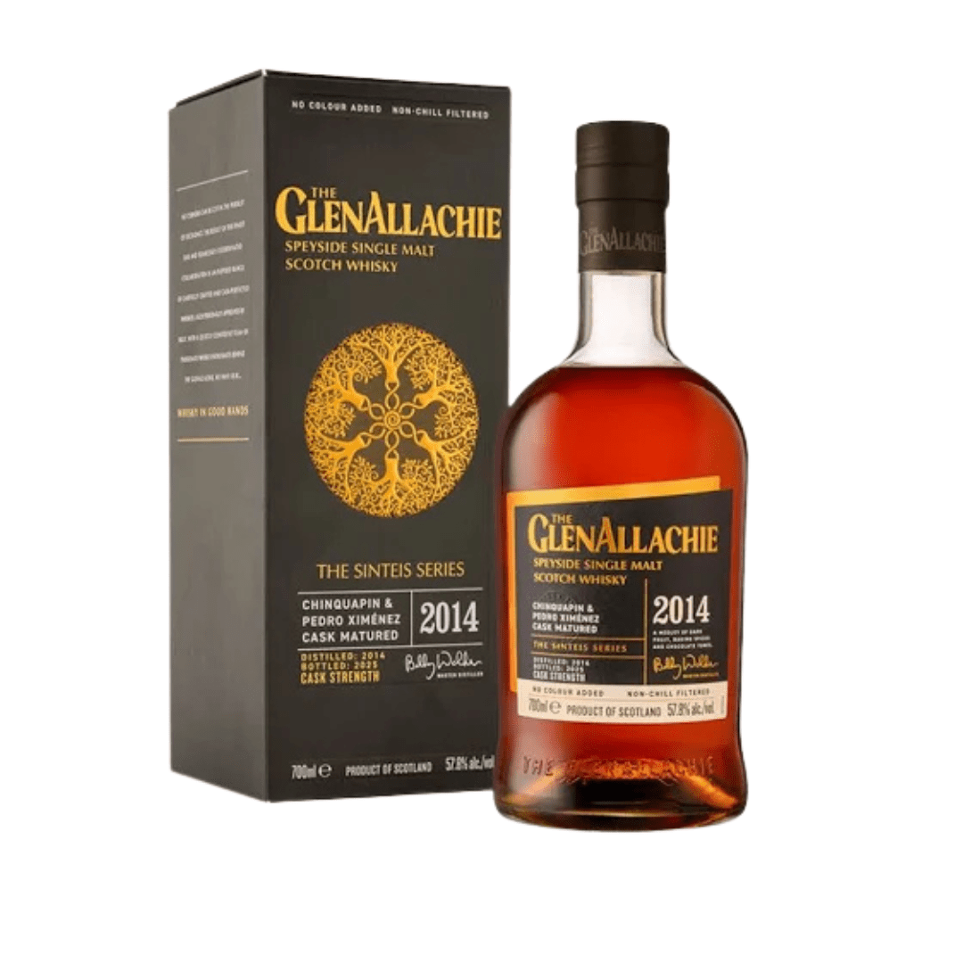The GlenAllachie 2014 Sinteis Series Cask Strength Chinquapin & Pedro Ximénez Cask Matured - Liquor On Broadway