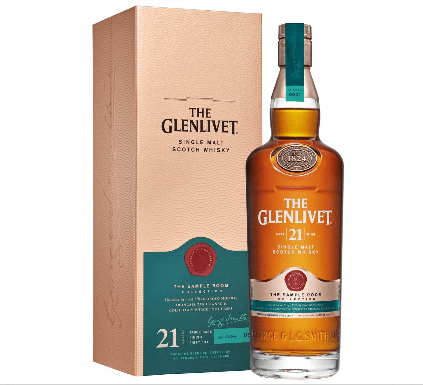 The Glenlivet 21 Year Old Archive Scotch Whiskey The Sample Room Collection - Liquor On Broadway
