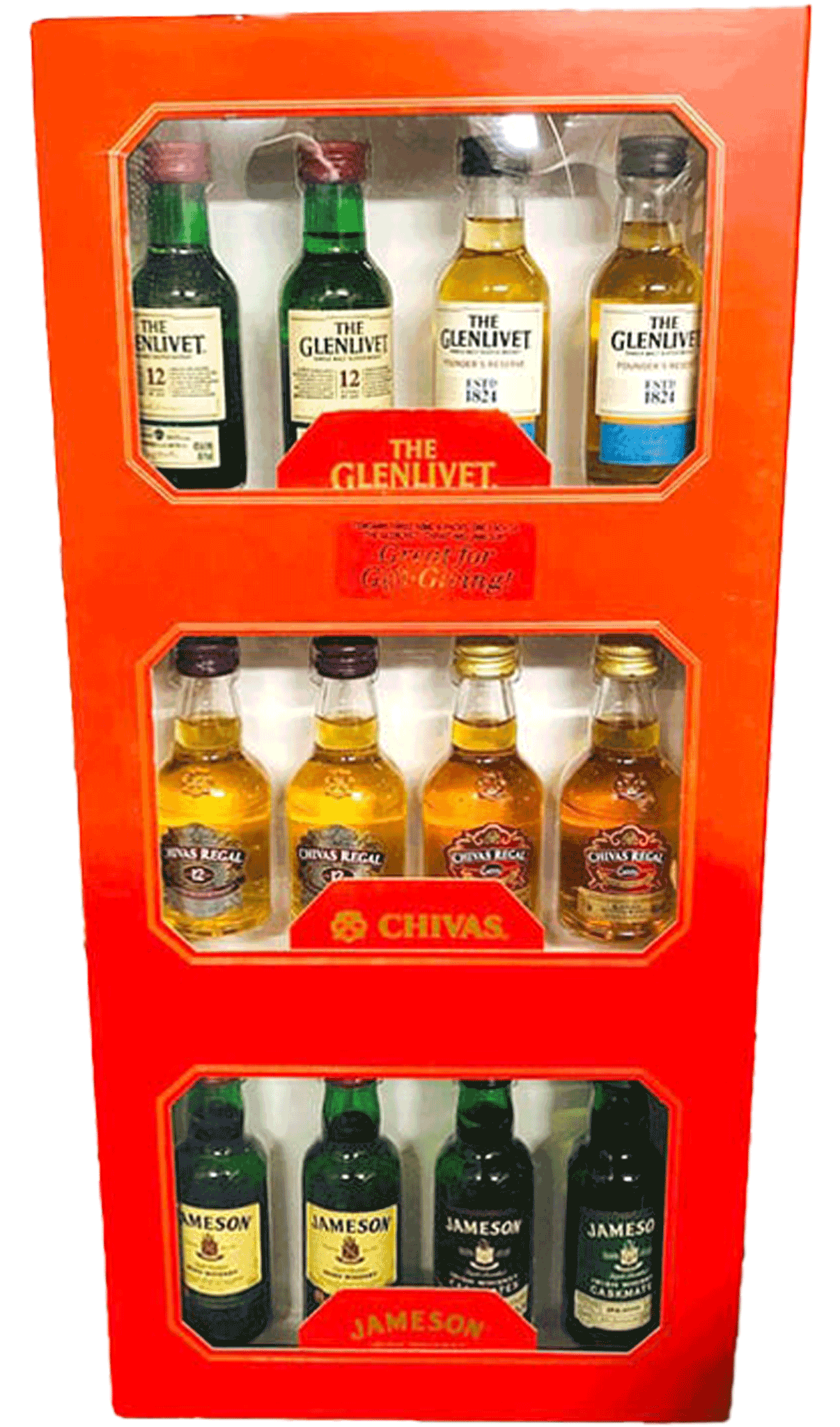 The Glenlivet, Chivas and Jameson Whiskey Minis Gift Set - Liquor On Broadway