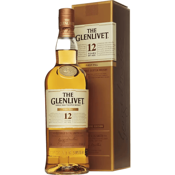 The Glenlivet 12 Year First Fill Single Malt Scotch Whisky 750ml bottle