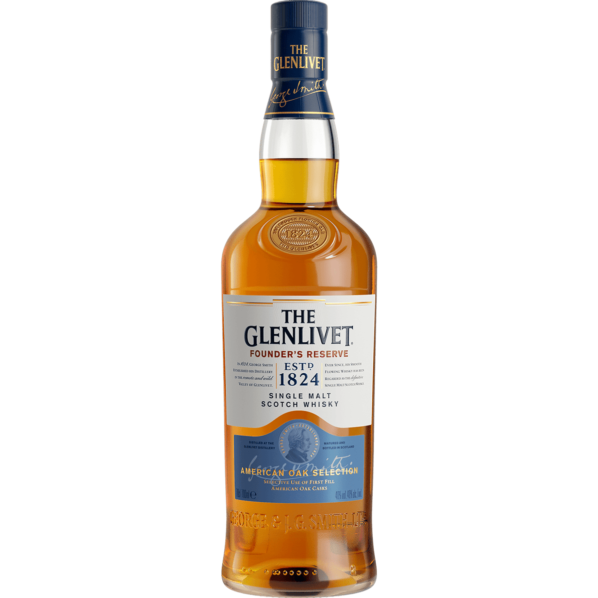 The Glenlivet Founder's Reserve Single Malt Scotch Whisky 750ml bottle
