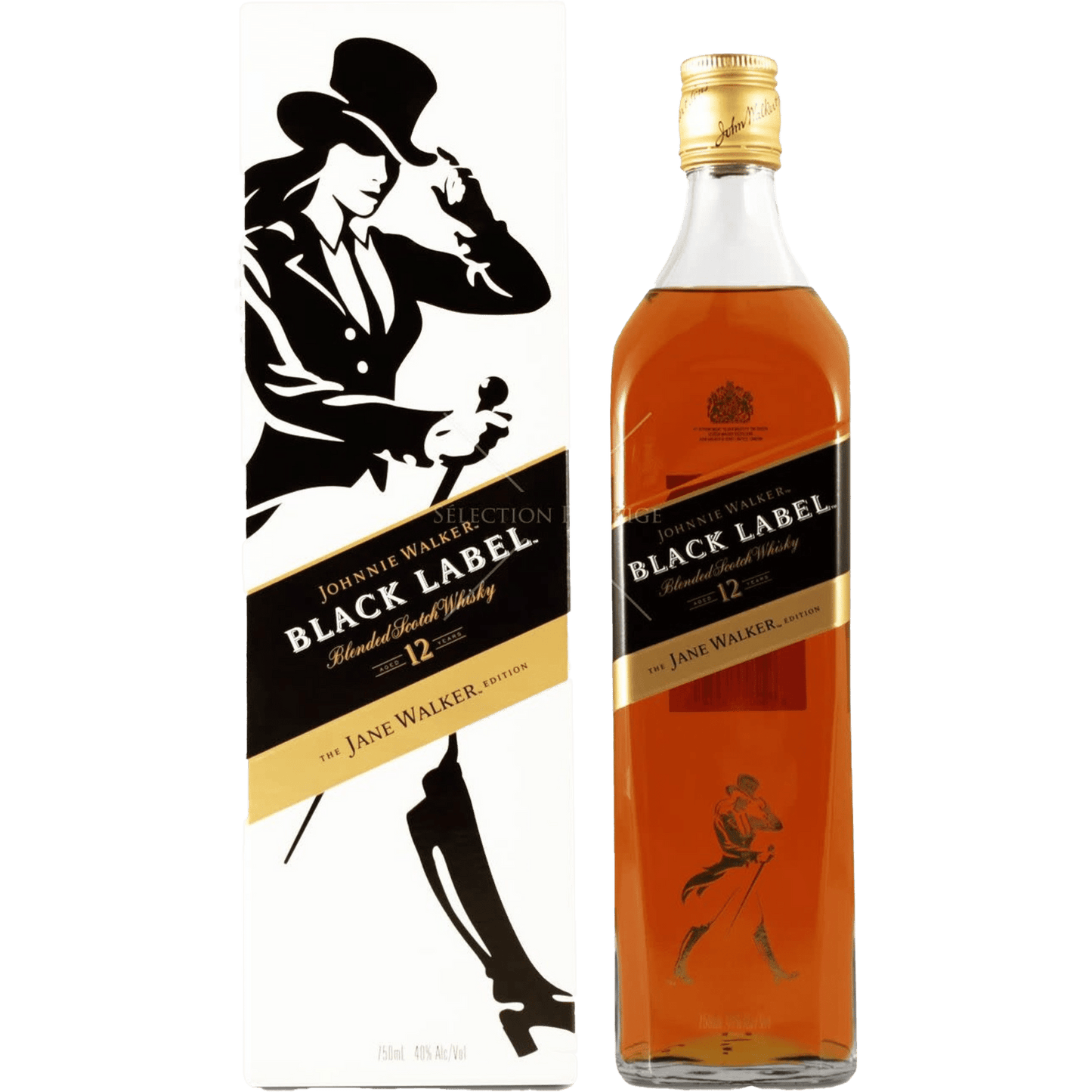 The Jane Walker Black Label 12 Years 750 ML - Liquor On Broadway