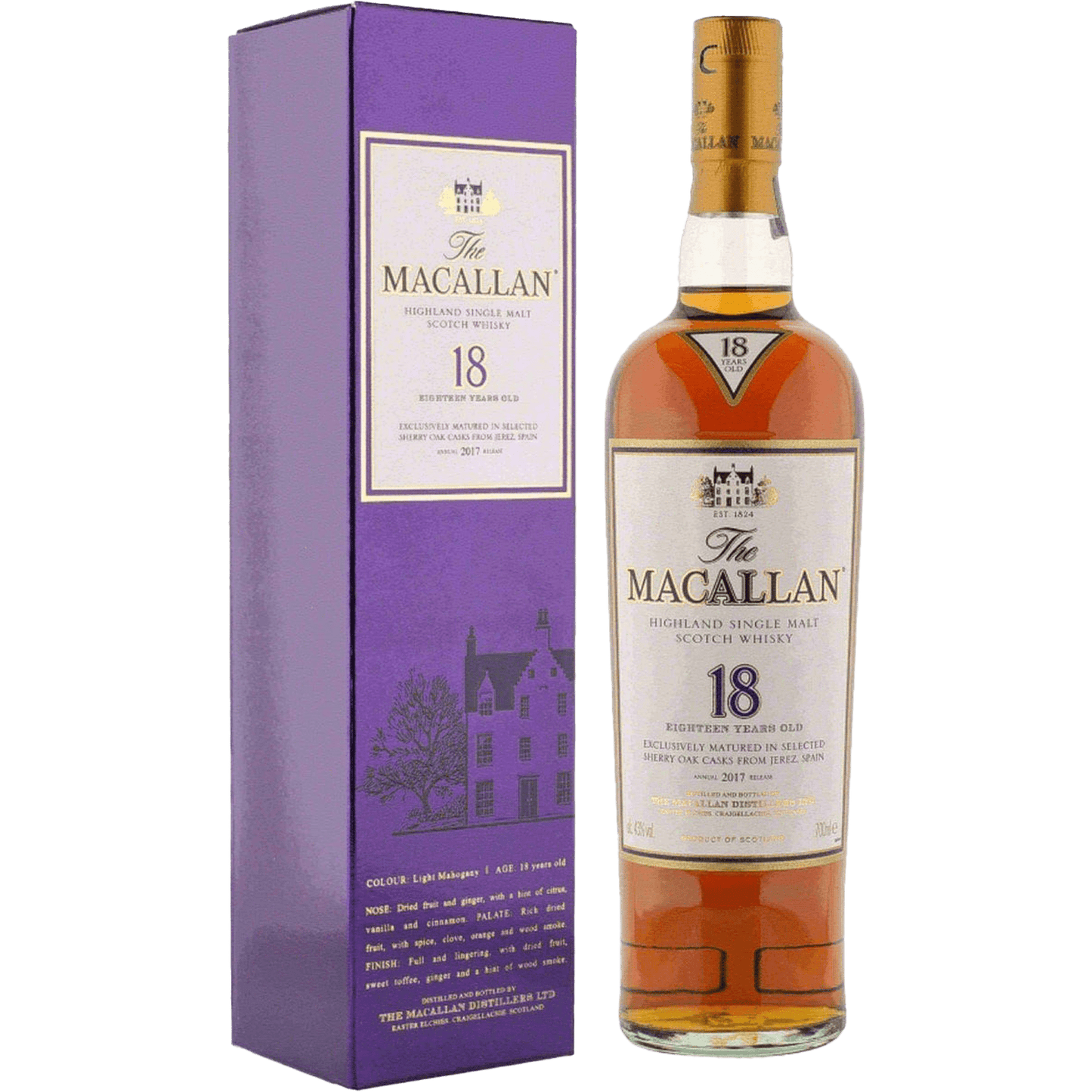 The Macallan 18 Year Old Sherry Cask 2017 - Liquor On Broadway