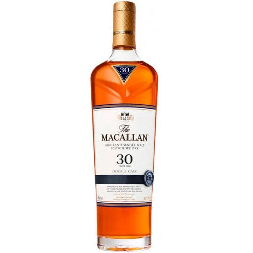 The Macallan Double Cask 30 Year Old Speyside Single Malt Scotch Whisky 750ml bottle