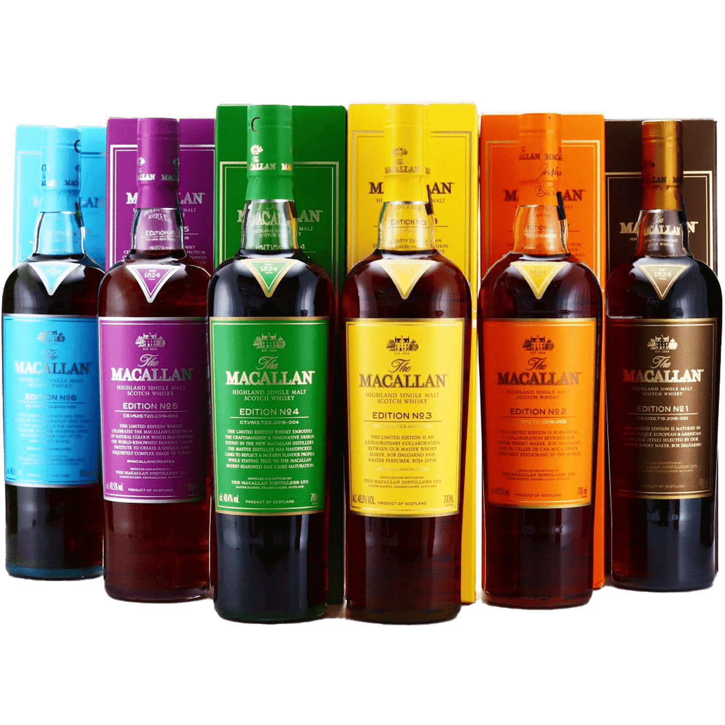 The Macallan Edition No1 - No6 Combo - Liquor On Broadway