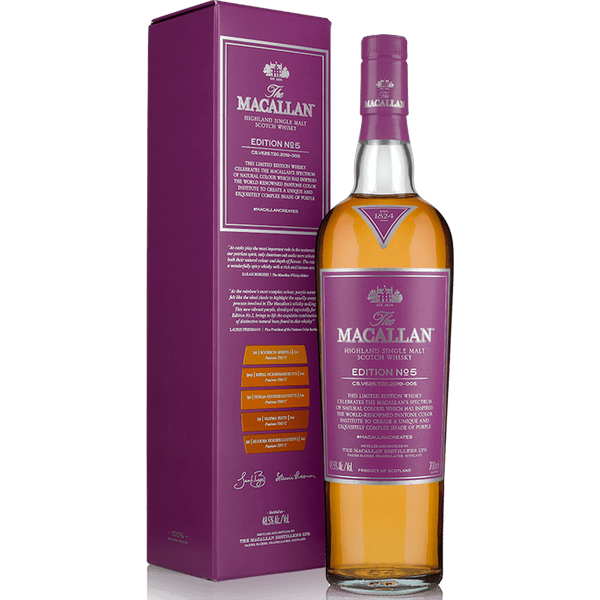 The Macallan Edition No. 5 Single Malt Scotch Whisky 750ml bottle