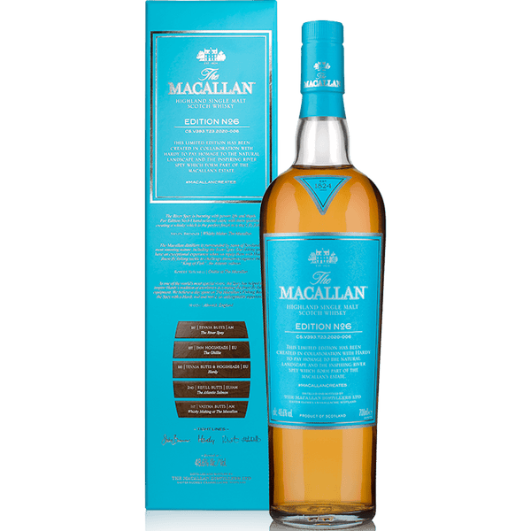 The Macallan Edition No 6 Single Malt Scotch Whisky 750ml bottle