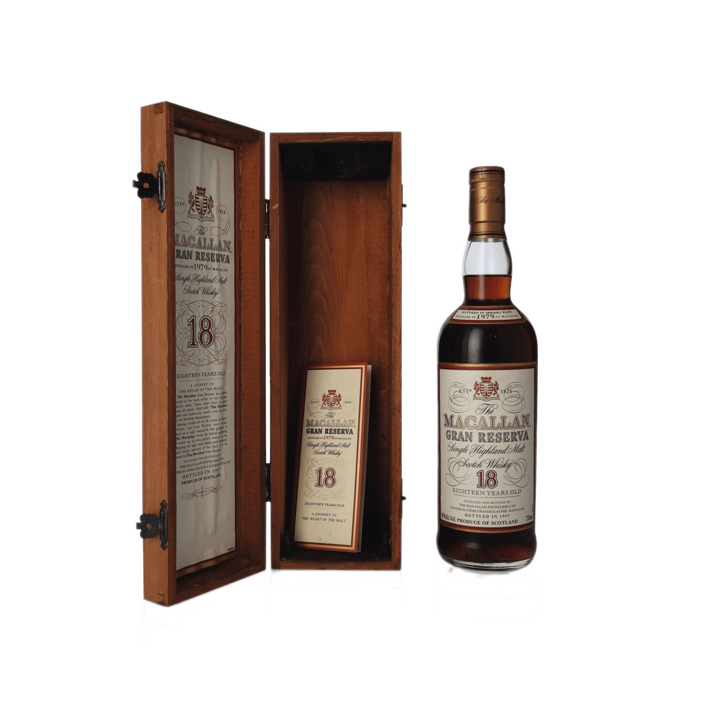 The Macallan Gran Reserva 18 Year Old Single Malt Scotch Whisky 1979 750ml Bottle - Liquor On Broadway