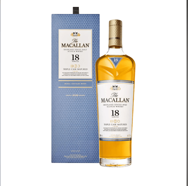 The Macallan Triple Cask Matured 18 Year Old (2018) - Discontinued Bottle – 750ml - Liquor On Broadway