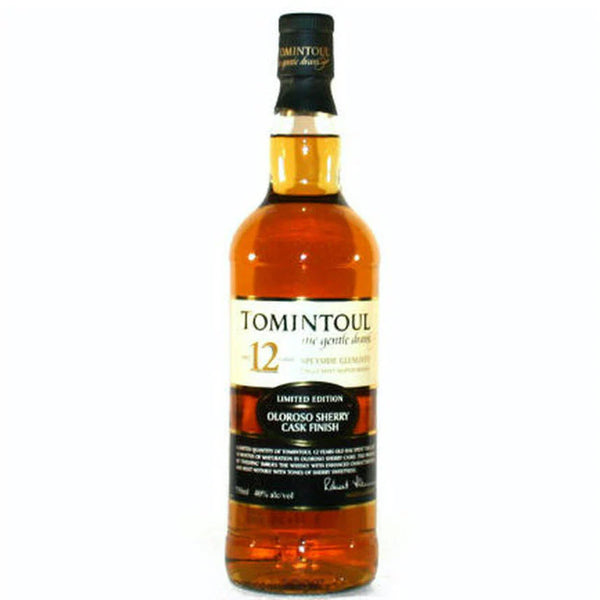Tomintoul 12 Year Oloroso Sherry Cask Finish Single Malt Scotch Whisky 750ml bottle