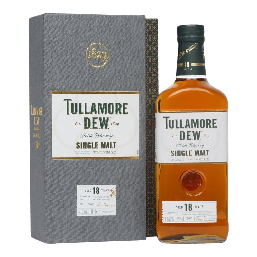 Tullamore Dew 18 Year Old Single Malt Irish Whiskey 750ml bottle