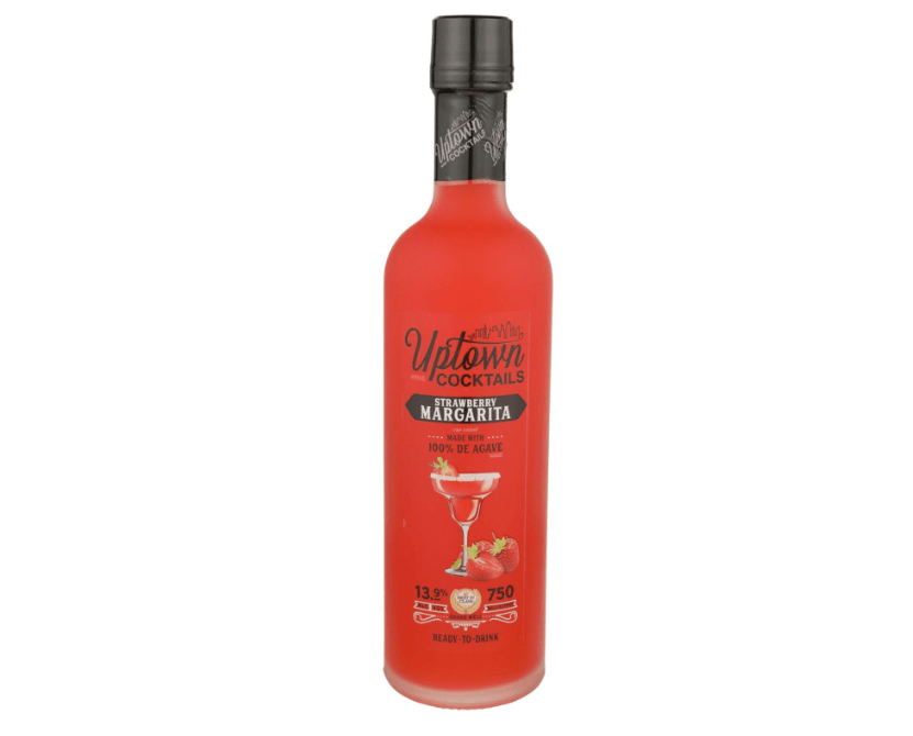 Uptown Wine Cocktails, Strawberry Margarita 750ml - Liquor On Broadway