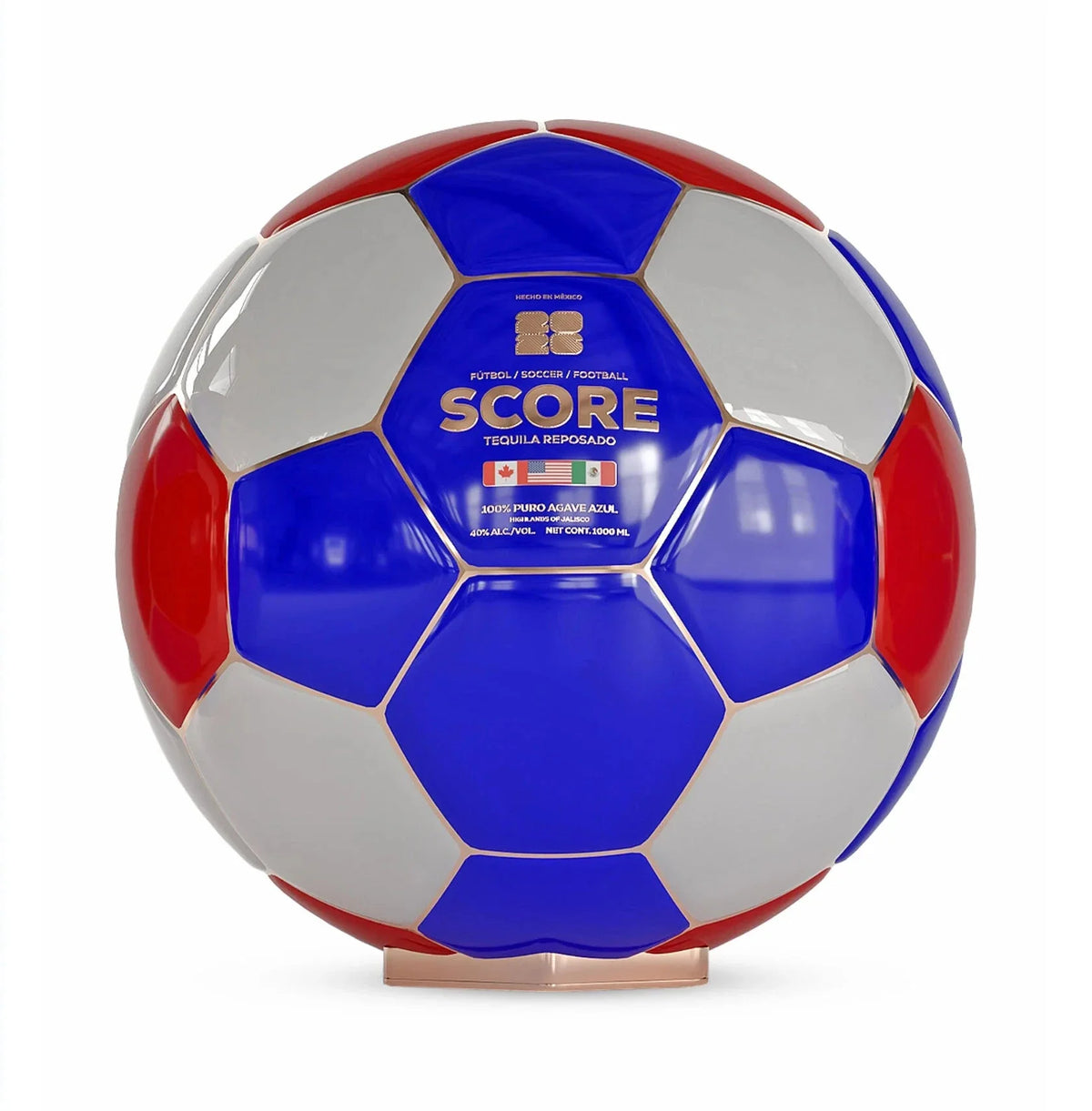 Score Tequila Reposado 2026 World Cup USA Limited Edition Soccer Ball Decanter 750ml