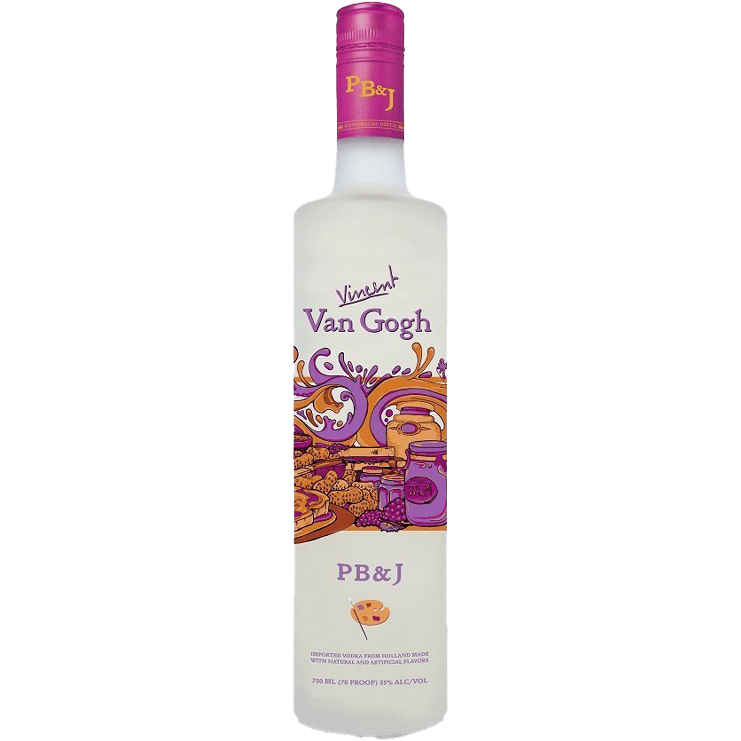 Vincent Van Gogh Peanut Butter & Raspberry Jelly Vodka - Liquor On Broadway