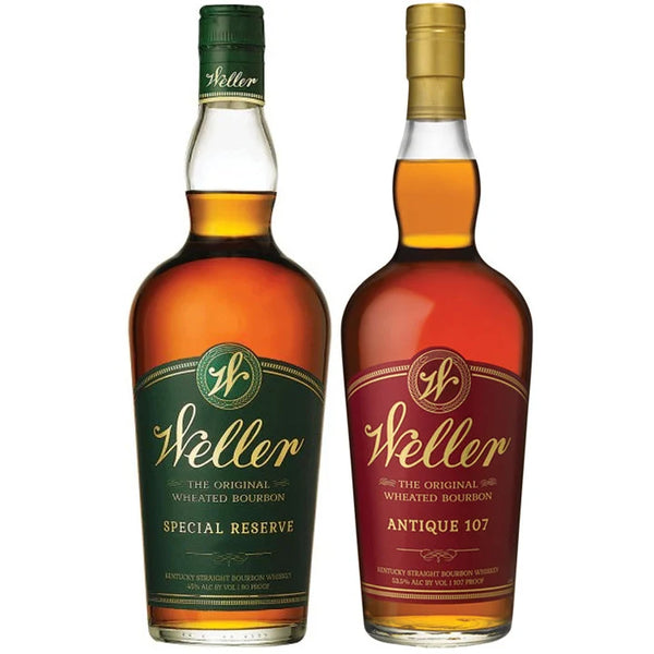 W.L. Weller Special Reserve and W.L. Weller Antique 107 Bundle 2 bottles