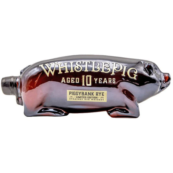 WhistlePig PiggyBank 10 Year Limited Edition Straight Rye Whiskey 1L front bottle