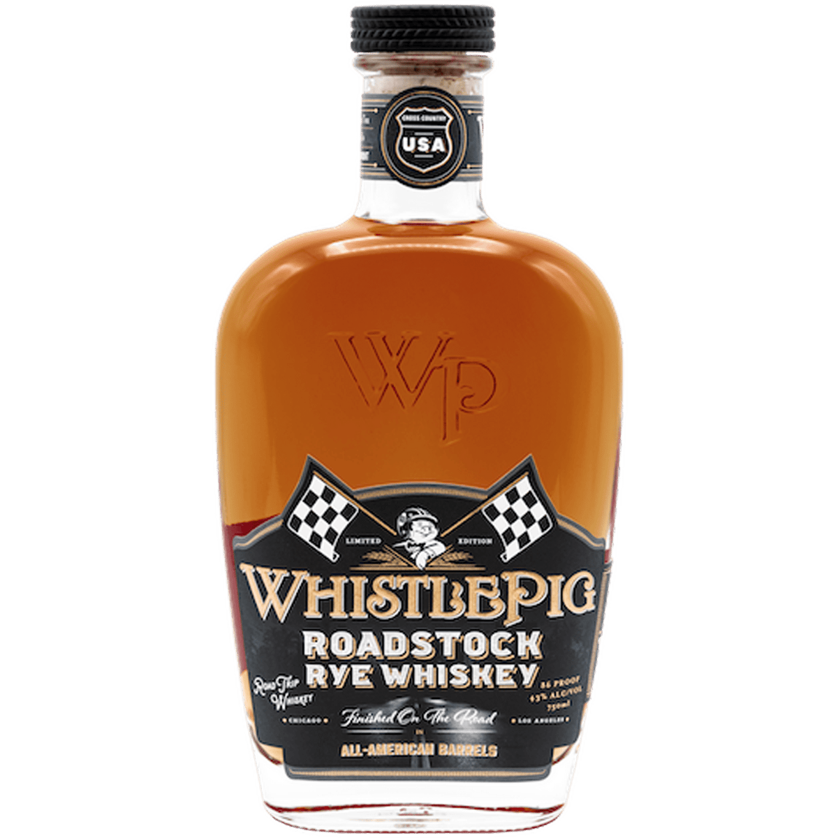 WhistlePig Roadstock Limited Edition Rye Whiskey 750ml front bottle
