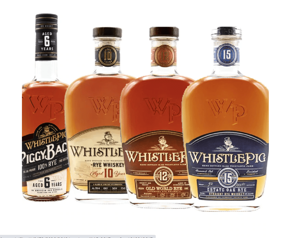 Whistlepig Rye Whiskey Bundle 6 Year, 10 Year, 12 Year, & 15 Year - Liquor On Broadway