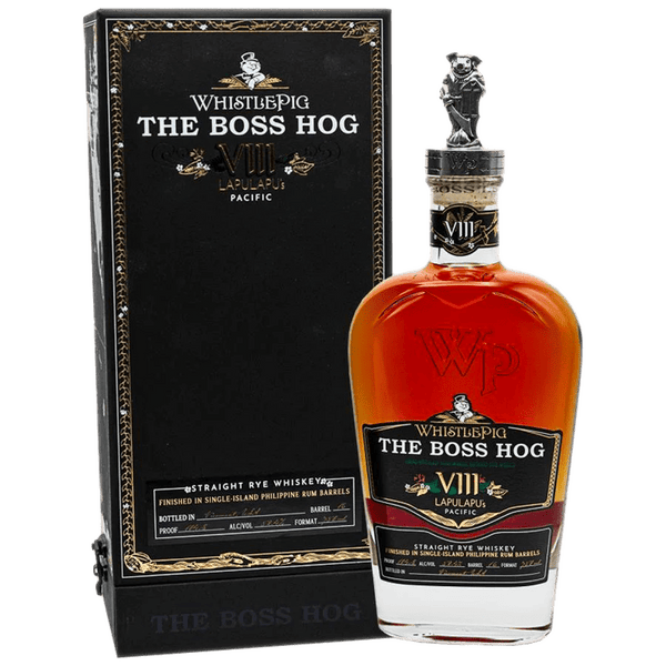 WhistlePig The Boss Hog VIII Lapulapu's Pacific Rye Whiskey 106.6 Proof 750ml bottle