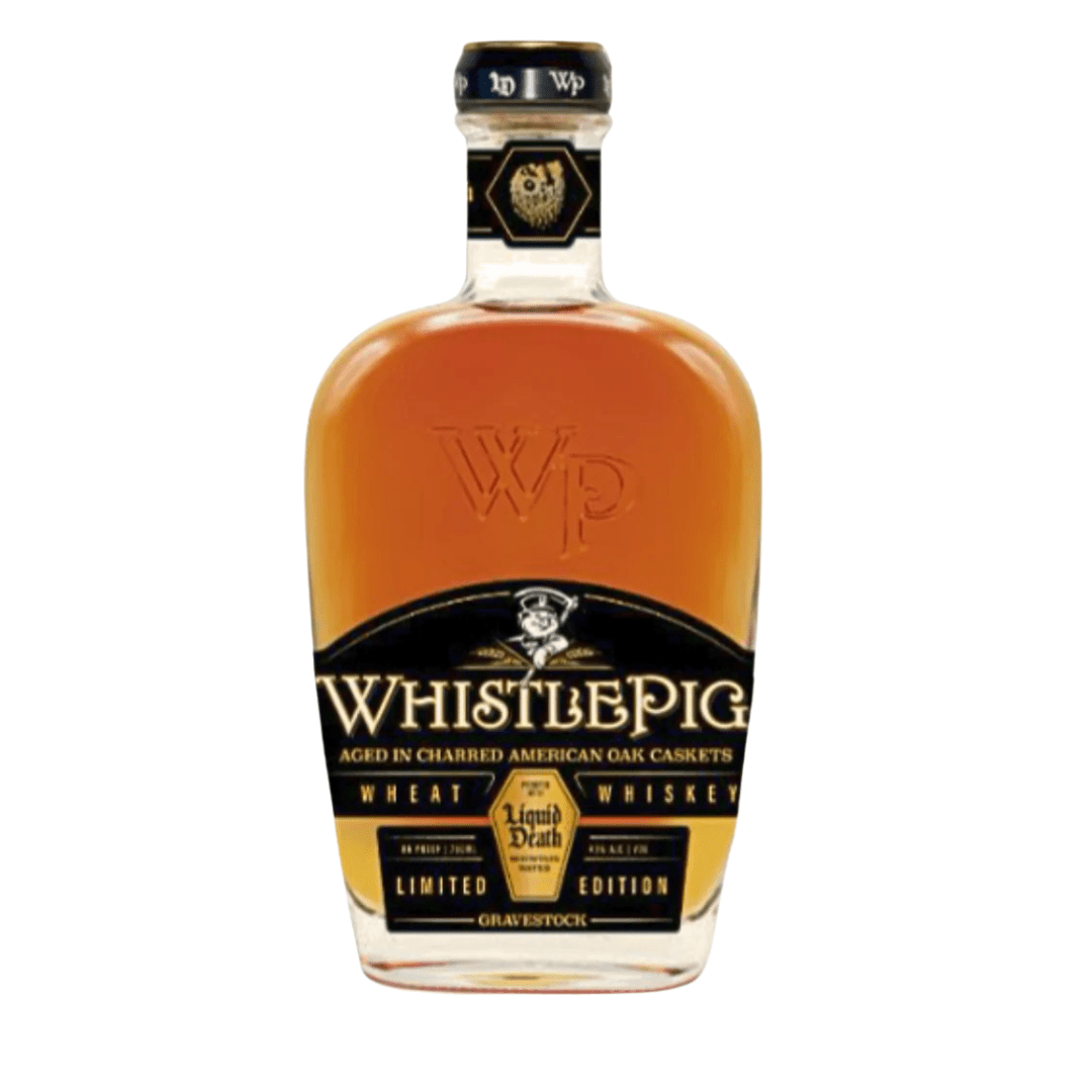 WhistlePig x Liquid Death Grave Stock Wheat Whiskey - Liquor On Broadway
