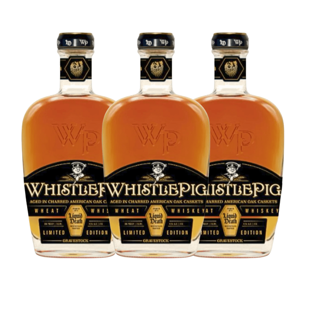 WhistlePig x Liquid Death Grave Stock Wheat Whiskey - Liquor On Broadway