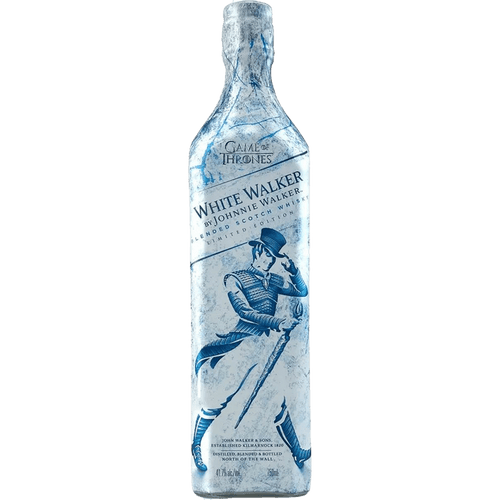 Johnnie Walker White Walker Game of Thrones Limited Edition Blended Scotch Whisky 750ml frosted bottle