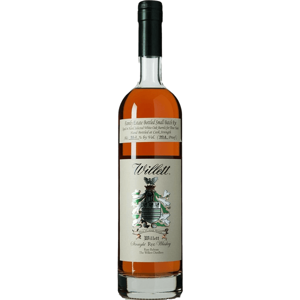 Willett Family Estate 4 Year Single Barrel Rye Whiskey 750ml front bottle