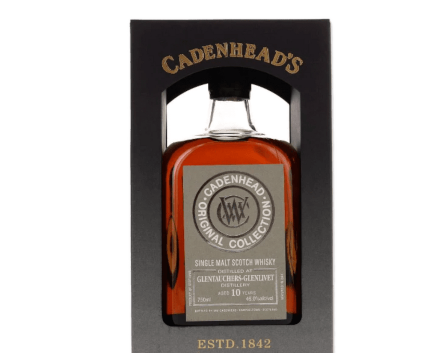 WM Cadenhead Aultmore - Glenlivet 10 Year Old 2010 - Liquor On Broadway
