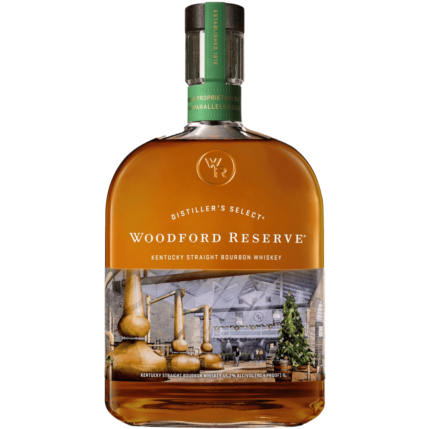 Woodford Reserve Holiday Edition 2021 Bourbon Whiskey 1Liter - Liquor On Broadway